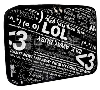 Чехол для ноутбука 13.3" G-Cube GNCR-713B, черный, серия «Chat Room»