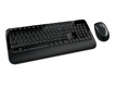Комплект клавиатура + мышь Microsoft  2000 черный Wireless Desktop USB (M7J-00012)
