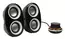 Колонки Jetbalance JB-160 2.0 черные с белым (6W)