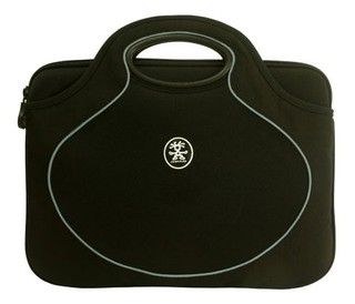 Сумка для ноутбука Crumpler The Gumb Bush M, GB-M-003, dull black / ice blue/13"