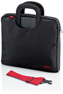 Сумка Fujitsu Comfort Sleeve Mini 12.6" black with red details, 1 compartment