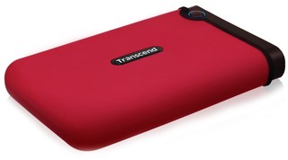 Жесткий диск Transcend USB 320Gb TS320GSJ25M-R 2,5" (красный)