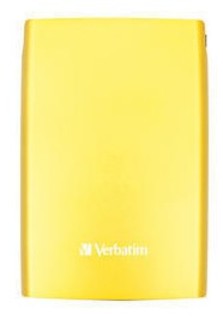 Жесткий диск Verbatim USB 500Gb [53012] Store'n'Go (5400rpm) 8Mb 2.5" (желтый)