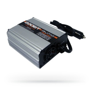Автоинвертор (розетка в авто) Qumo 12>220v/200W в прикуриватель, USB выход, система защиты