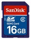 Флеш карта SDHC 16Gb SanDisk (SDSDB-016G-B35)