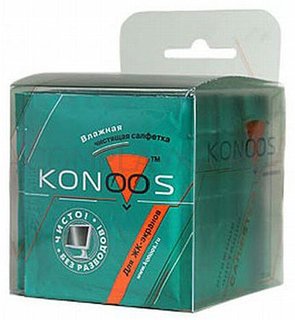 Влажные салфетки Konoos KTS-30 30шт для ЖК экранов