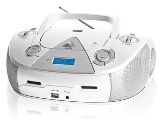 Аудиомагнитола BBK BX318U белый