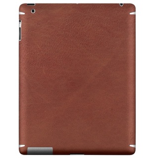 Наклейка ZAGG LEATHERskin для iPad2/New brown
