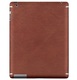 Наклейка ZAGG LEATHERskin для iPad2/New brown