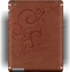 Наклейка ZAGG LEATHERskin для iPad2/New brown embossed