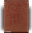 Наклейка ZAGG LEATHERskin для iPad2/New brown embossed