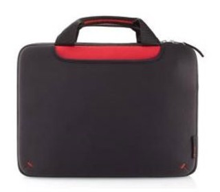 Сумка для Ноутбука Belkin 13" STORAGE NPRN/POLY SLEEVE W/ HANDLE; PITCH BLACK/JETSET RED F8N602cwC00