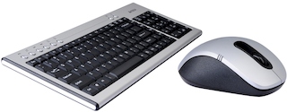 Комплект клавиатура + мышь A4 7500N 2.4G X-Far Wireless V-Track Desktop USB (GX-68+G7-630N)