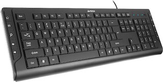 Клавиатура A4 KD-600 X-Slim USB Black