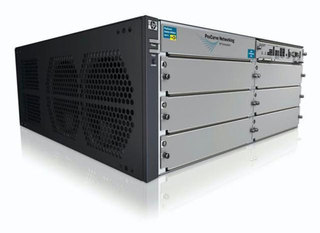 Коммутатор HP (J9642A) E5406 zl with Premium Software, 6 open module slots, HP PCM+, 379.2 Gbps