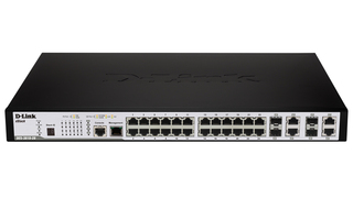 Коммутатор D-Link DES-3810-28 управляемый L3 24x10/100Mbps 4 Combo 1000BASE-T/SFP