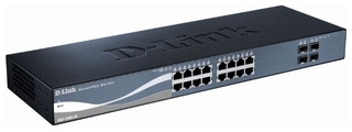 Коммутатор D-Link DGS-1500-20 16 портов Ethernet 10/100/1000 Мбит/сек и 4 ports 100/1000 SFP