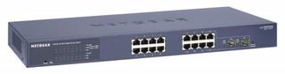 Коммутатор Netgear (GS716T-200EUS) Управляемый Smart, 14GE , 2SFP/Combo портов, Green