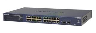 Коммутатор Netgear (GS724T-300EUS) Управляемый Smart, 22GE , 2SFP/Combo портов, Green