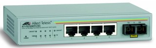 Коммутатор Allied Telesis (AT-FS705EFC/SC) 4 port 10/100Mbps Unmanaged with one Fiber UL Port (SC)