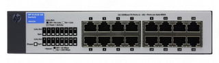 Коммутатор HP (J9662A) V1410-16, 16-ports 10/100Base-Tx, liftime warranty