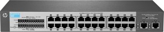 Коммутатор HP (J9664A) V1410-24-2G, 24-ports 10/100Base-Tx, 2-ports 10/100/1000Base-T, 19"
