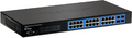 Коммутатор TRENDnet  TL2-G244 2/3 уровня с 24х10/100/1000 Мбит/с 4хMini-GBIC RS-232 управляемый