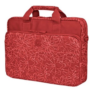 Сумка для ноутбука Continent CC-032 Красная с рисунком нейлон 15.6'' (внутр. 40х31х4.5)