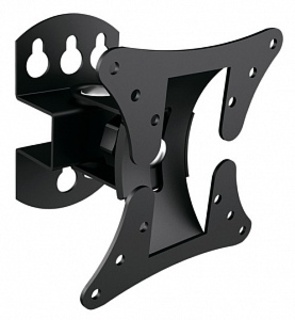 Кронштейн ARM Media LCD-101 для ТВ 10"-26",настенный, 2 ст. наклон, до 30 кг., черный