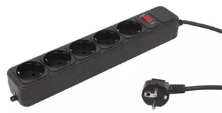 Сетевой фильтр PC PET 5м 5 розеток чёрный AP01006-5-B