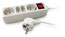 Удлинитель универсальный PC PET 1,8м 4 розетки белый AP02009-1.8