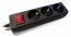 Удлинитель универсальный PC PET 3м 3 розетки чёрный AP02001K-3-BK
