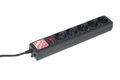 Сетевой фильтр Power Cube SPG-B-6-BLACK 1.9m черный 5 розеток