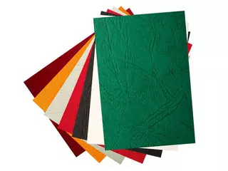 Обложки для переплёта Office Kit (СRA400230) картон А4 Кожа, красные 230 г/м2, 100 шт