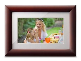 Цифровая фоторамка ViewSonic TFT 10” 1024x600 VFM1036W-11E 500:1Cherry wood