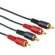 Кабель VCOM 2RCA(M)-2RCA(M) 3m