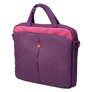 Сумка для ноутбука Continent CC-071 Фиолетовая нейлон 12'' (внутр. 28х20х3.1)