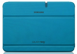 Чехол-книжка Samsung Note 10.1/N8000 PU+plastic (EFC-1G2NLECSTD) голубой