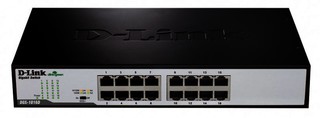 Коммутатор D-Link DGS-1016D/F1A 16 x 10/100/1000 Mbps Ethernet ports Auto MDI/MDI-X