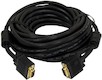 Кабель VGA Konoos KC-PPVGA-1.8, 15M/15M, 1.8м, черный, тройной экран, позол.разъемы, феррит.кольца, блистер