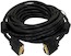 Кабель VGA Konoos KC-PPVGA-1.8, 15M/15M, 1.8м, черный, тройной экран, позол.разъемы, феррит.кольца, блистер
