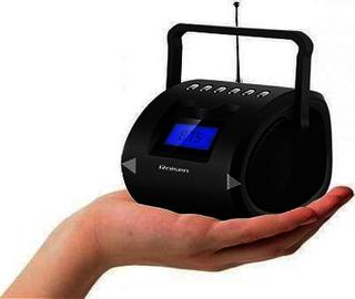 Аудиомагнитола Rolsen RBM412BL черный