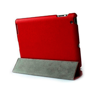 Чехол JisonCase для iPad 3 new / iPad 4 (красный)