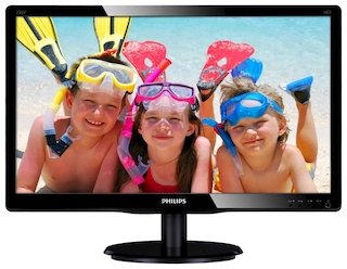 Монитор Philips 23" 236V4LAB (00/01) Black TN LED 5ms 16:9 DVI M/M 10M:1 250cd