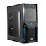 Корпус AeroCool V3X Blue edition black w/o PSU ATX 2*USB audio HD