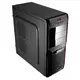 Корпус AeroCool V3X Red edition black w/o PSU ATX 2*USB audio HD
