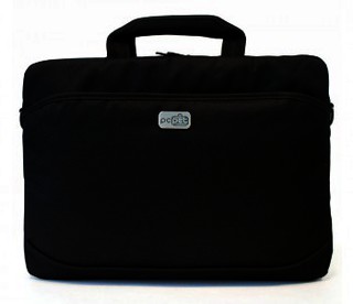Сумка PC PET PCP-1001BL 15.6" Polyester HQ Classic Toplader Front compartment Blue Patch Черный