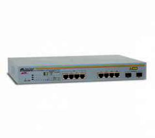 Коммутатор Allied Telesis (AT-GS950/8POE) 8 port 10/100/1000TX WebSmart POE switch with 2 SFP bays