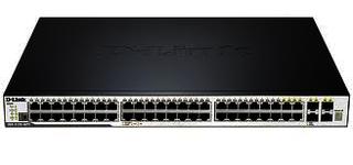Коммутатор D-Link DGS-3120-48PC 48-Port Managed  L2+ PoE Gigabit physical stacking