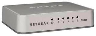 Коммутатор Netgear (GS205-100PES) 5-портовый 10/100/1000Мбит/с, неуправляемый